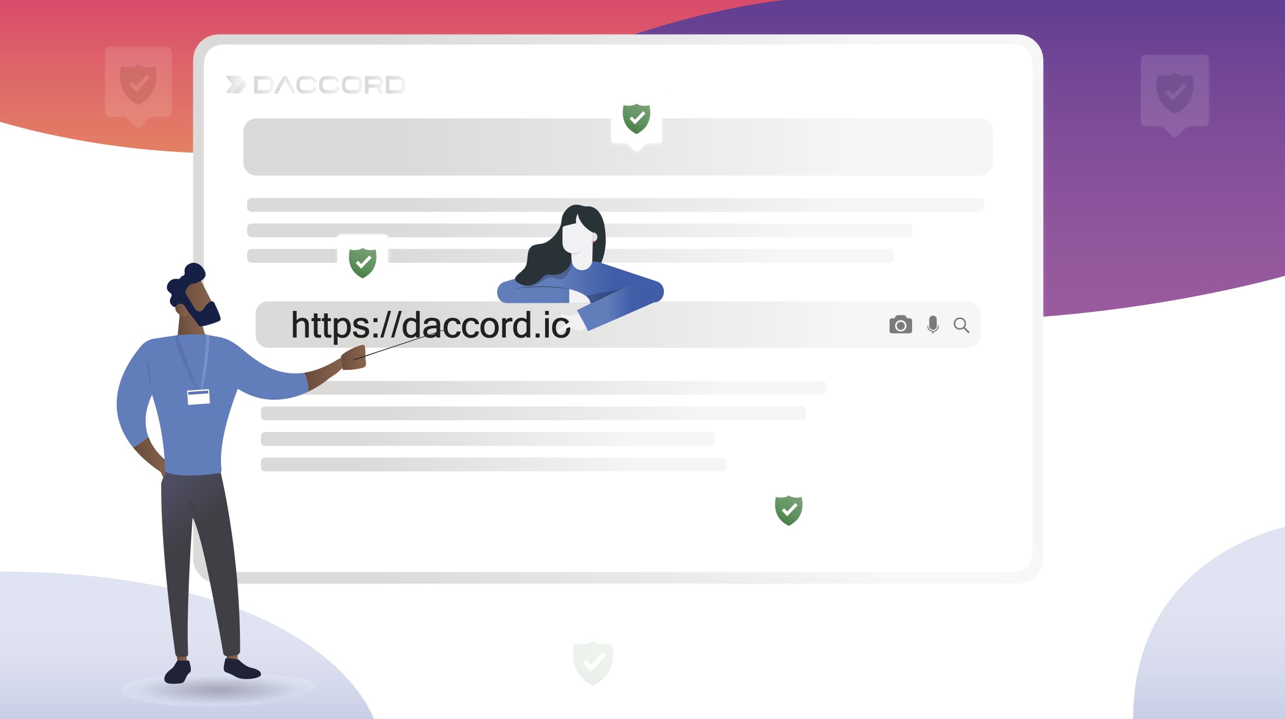 Ein Wireframe auf dem eine URL zu sehen ist.